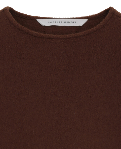 【COGTHEBIGSMOKE/コグザビッグスモーク】MILA PONCHO TOP (13802-231-1309-1) 詳細画像 マロン 3