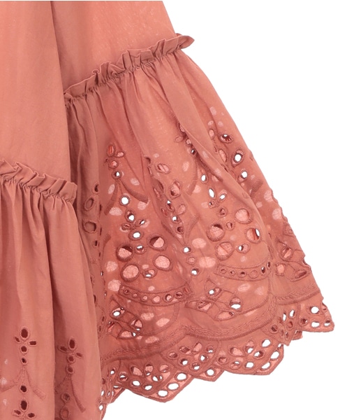 インド刺繍ブラウス 詳細画像 テラコッタ 10