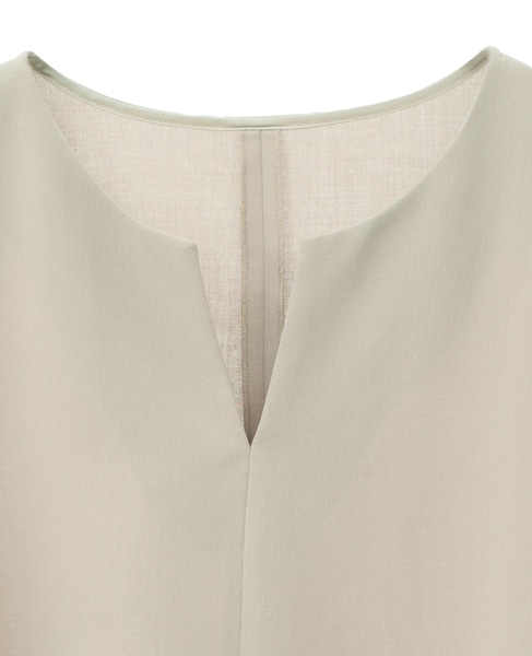 キーネックオーバーブラウス 詳細画像 ベージュ 13