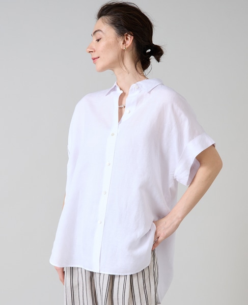 フレンチスリーブシャツ 詳細画像 ホワイト 2
