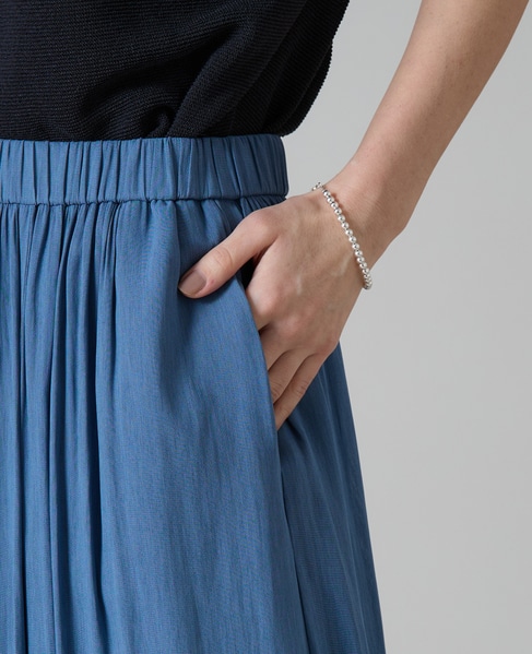 パネルフレアスカート 詳細画像 ブルー 11