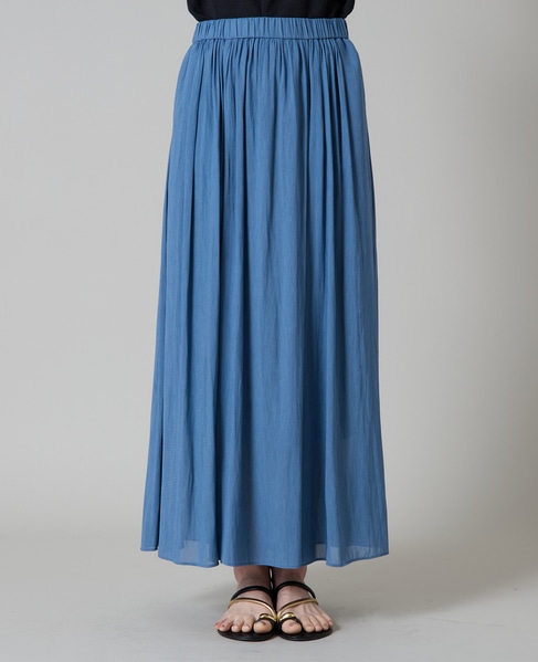 パネルフレアスカート 詳細画像 ブルー 8