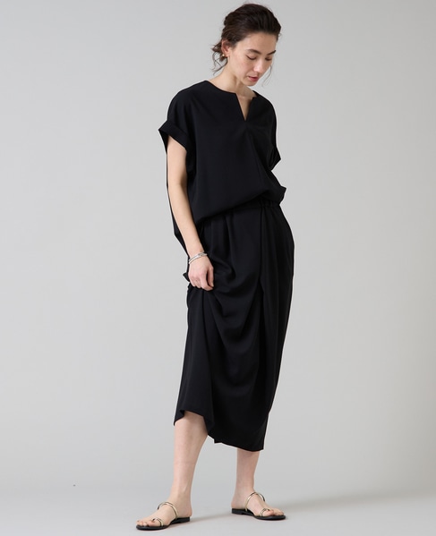 タックコクーンスカート 詳細画像 ブラック 7