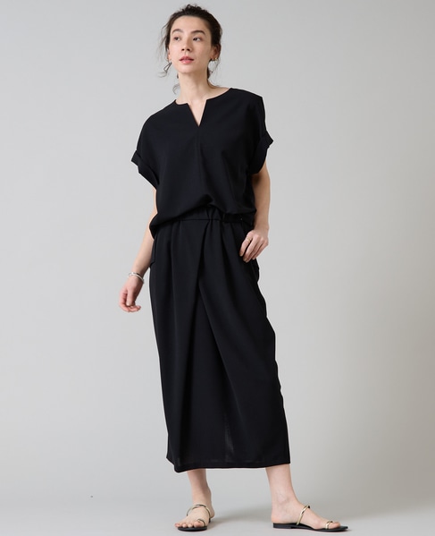 タックコクーンスカート 詳細画像 ブラック 8