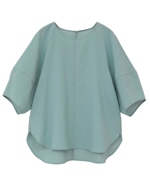 コクーンスリーブ切り替えブラウス 詳細画像 サックス 5