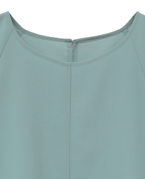 コクーンスリーブ切り替えブラウス 詳細画像 サックス 7