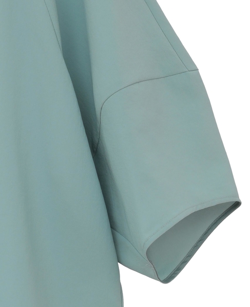 コクーンスリーブ切り替えブラウス 詳細画像 サックス 8