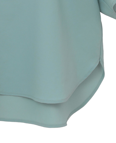 コクーンスリーブ切り替えブラウス 詳細画像 サックス 9