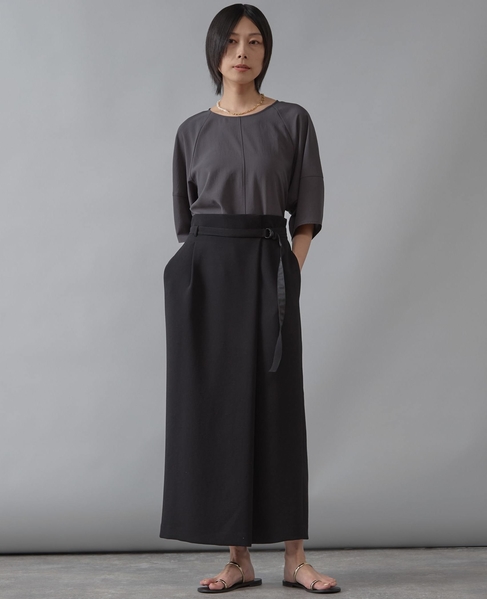 コクーンスリーブ切り替えブラウス 詳細画像 スミクロ 3