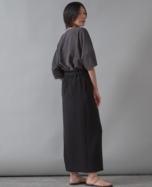 コクーンスリーブ切り替えブラウス 詳細画像 スミクロ 4