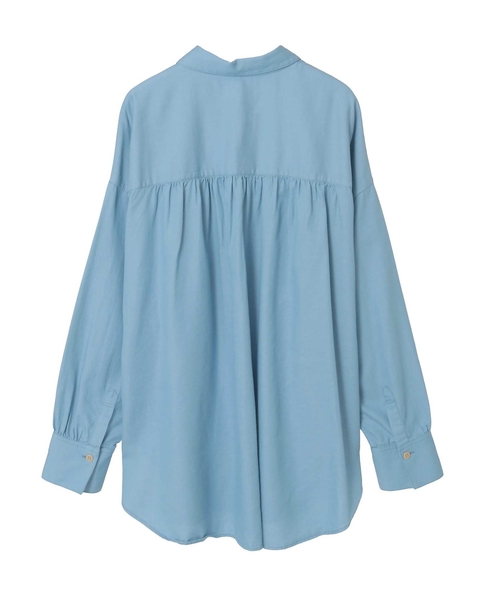 コットンテンセルシャツ 詳細画像 ブルー 13