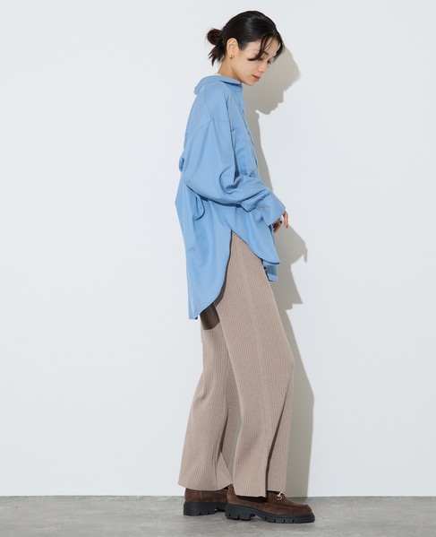 コットンテンセルシャツ 詳細画像 ブルー 8