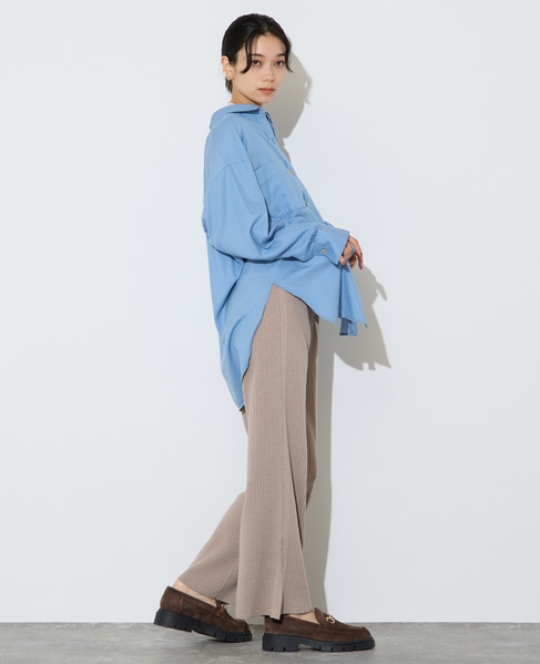 コットンテンセルシャツ 詳細画像 ブルー 9