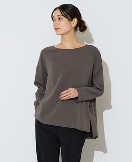 【定番】ダブルクロスワイドシルエットブラウス