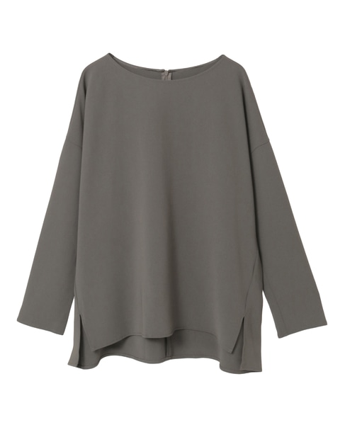 【定番】ダブルクロスワイドシルエットブラウス 詳細画像 チャコール 11