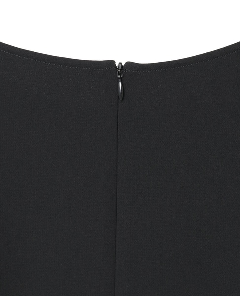 【定番】ダブルクロスワイドシルエットブラウス 詳細画像 ブラック 16