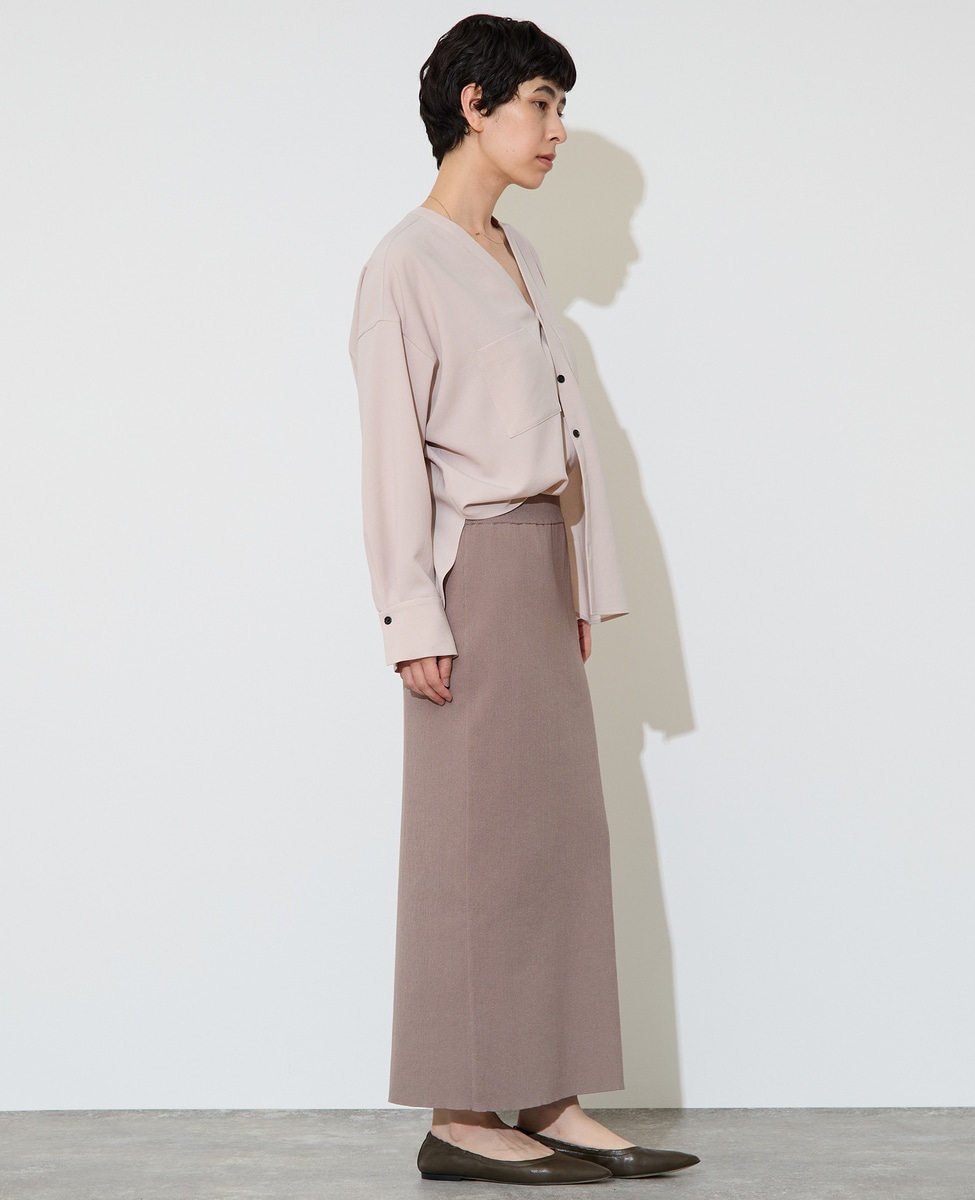 Vカラーシャツ｜Liesse（リエス）｜商品詳細｜メルローズ公式