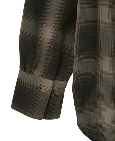 チェックシャツ 詳細画像 ブラウン 18