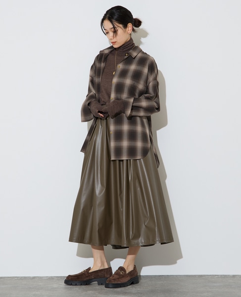 チェックシャツ 詳細画像 ブラウン 5