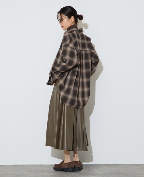 チェックシャツ 詳細画像 ブラウン 7
