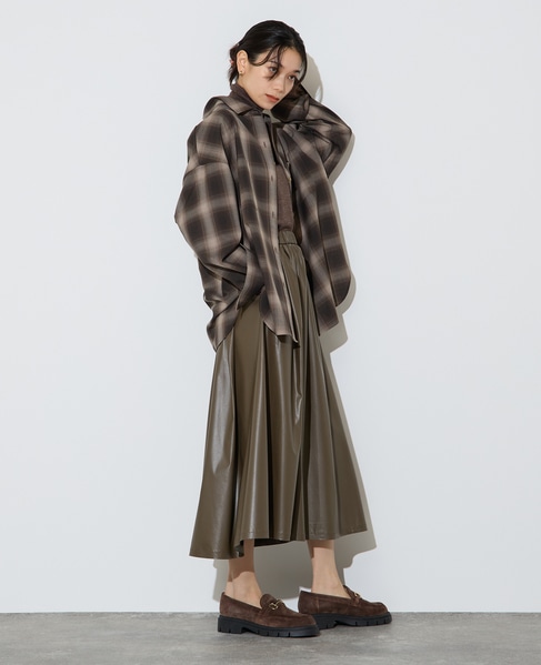 チェックシャツ 詳細画像 ブラウン 8