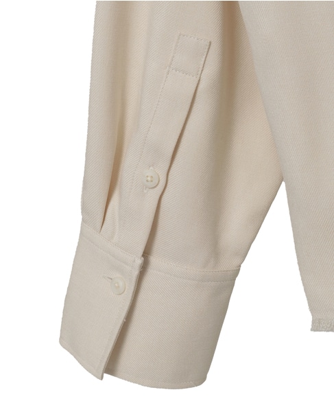 クロップドシャツ 詳細画像 アイボリー 17