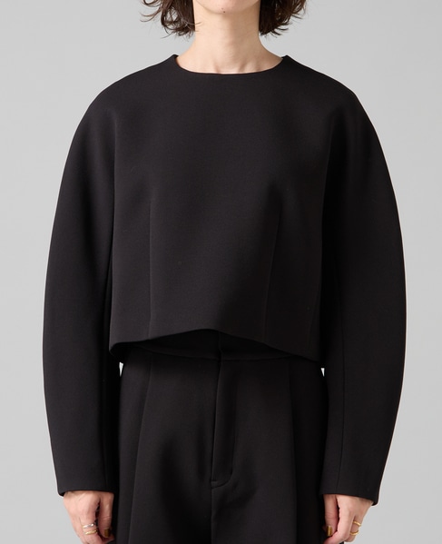 トリプルクロスノーカラープルオーバー 詳細画像 ブラック 8