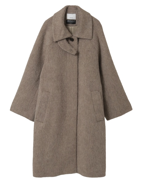 シャギーステンカラーコート 詳細画像 モカ 14