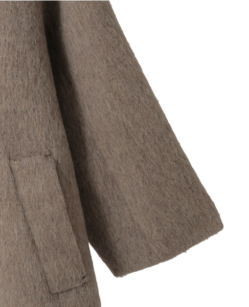 シャギーステンカラーコート 詳細画像 モカ 17