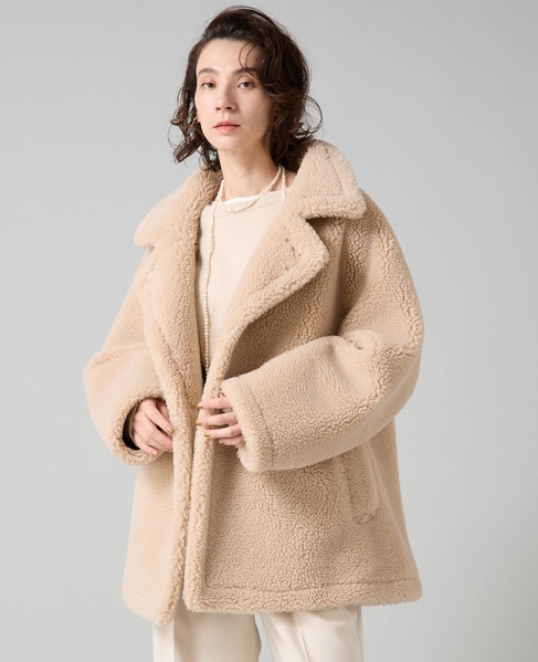 ビックカラーボアコート