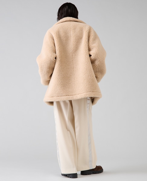 ビックカラーボアコート 詳細画像 ベージュ 19