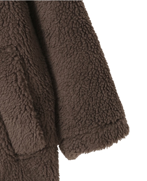 ビックカラーボアコート 詳細画像 ブラウン 24