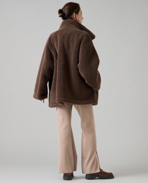 ビックカラーボアコート 詳細画像 ブラウン 9