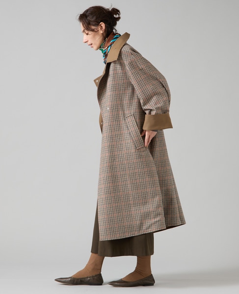 【大草直子さんコラボ】リバーシブルコート 詳細画像 ベージュ 3