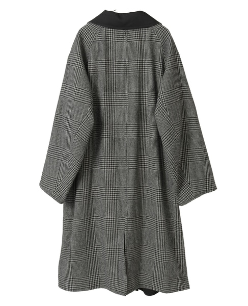 【大草直子さんコラボ】リバーシブルコート 詳細画像 ブラック 10