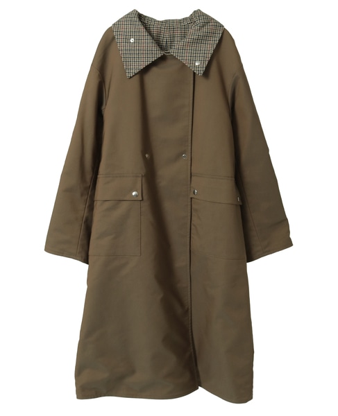 【大草直子さんコラボ】リバーシブルコート 詳細画像 ブラック 18