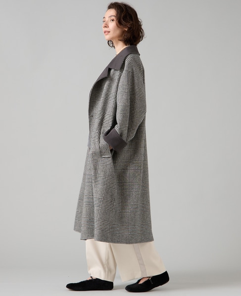 【大草直子さんコラボ】リバーシブルコート 詳細画像 ブラック 2