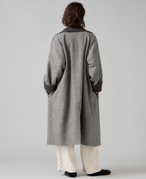 【大草直子さんコラボ】リバーシブルコート 詳細画像 ブラック 3