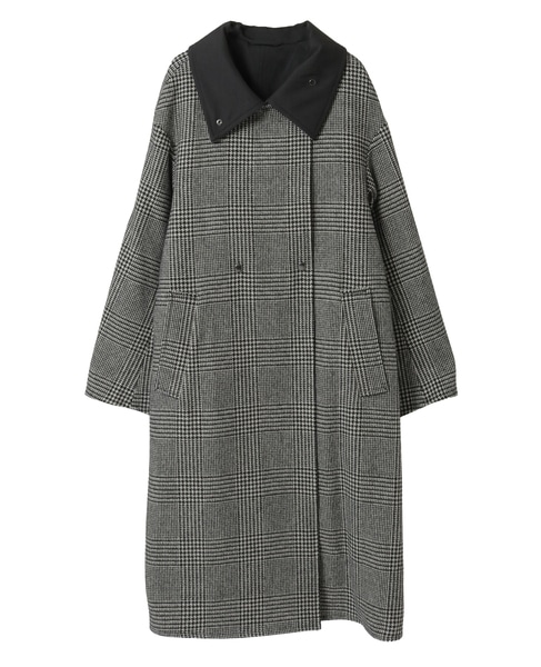 【大草直子さんコラボ】リバーシブルコート 詳細画像 ブラック 9