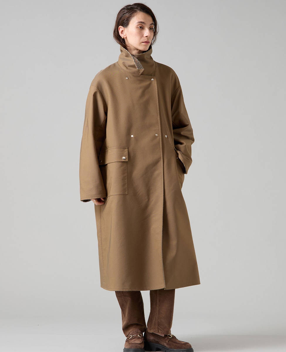 新品未使用品　Liesse リエス　ロングコート 楽天市場】liesse ノーカラーコートの通販