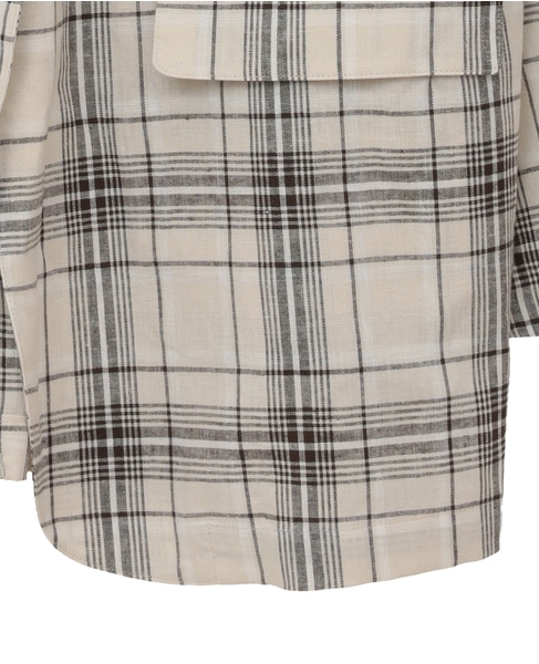 リネンテーラードジャケット 詳細画像 チェック 26