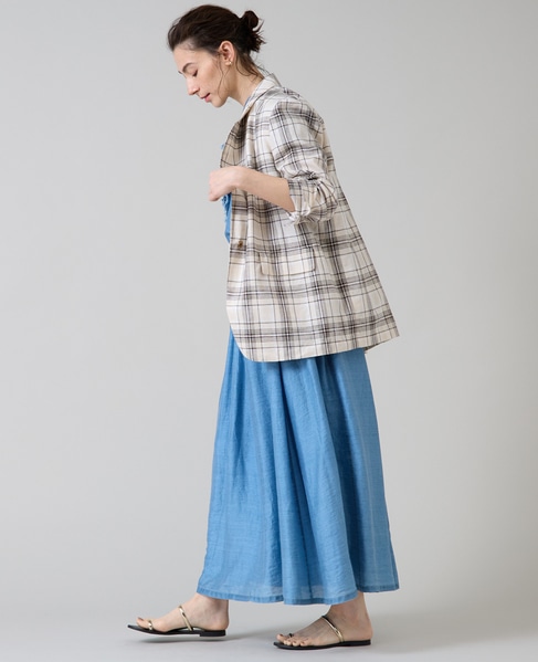 リネンテーラードジャケット 詳細画像 チェック 9