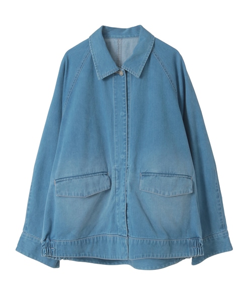 ドルマンデニムブルゾン 詳細画像 インディゴブルー 25