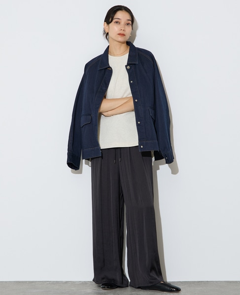 ドルマンデニムブルゾン 詳細画像 ネイビー 6