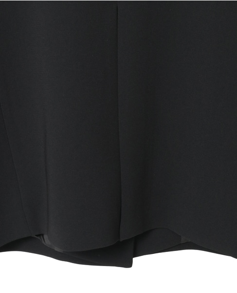 【定番】ダブルクロスノーカラージャケット 詳細画像 ブラック 17