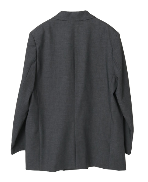 テーラードダブルジャケット 詳細画像 チャコールグレー 14