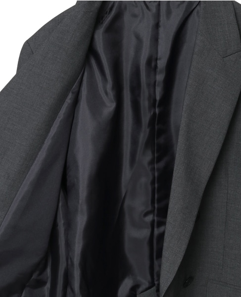 テーラードダブルジャケット 詳細画像 チャコールグレー 20