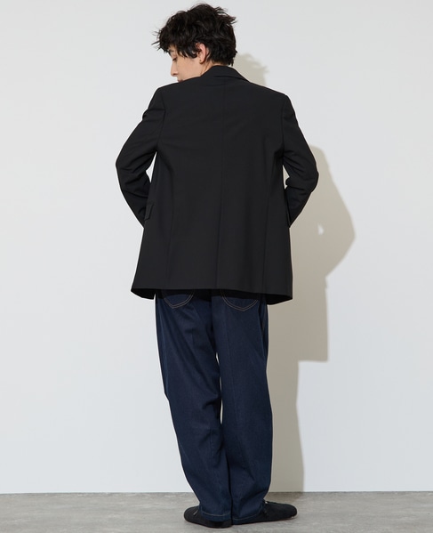 テーラードダブルジャケット 詳細画像 ブラック 5
