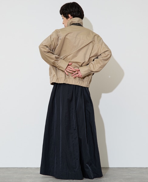 フェイクレザーコンビブルゾン 詳細画像 ベージュ 3