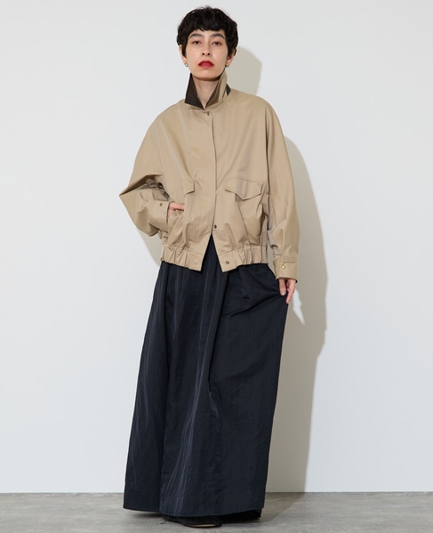 フェイクレザーコンビブルゾン 詳細画像 ベージュ 5